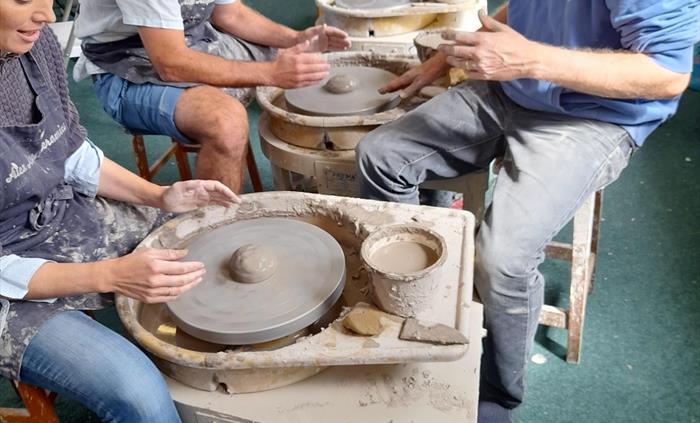 Enjoy a wonderful day out at our beautiful pottery school come on your own to enjoy the wellbeing or a family, friends and or inspiring holiday sessio